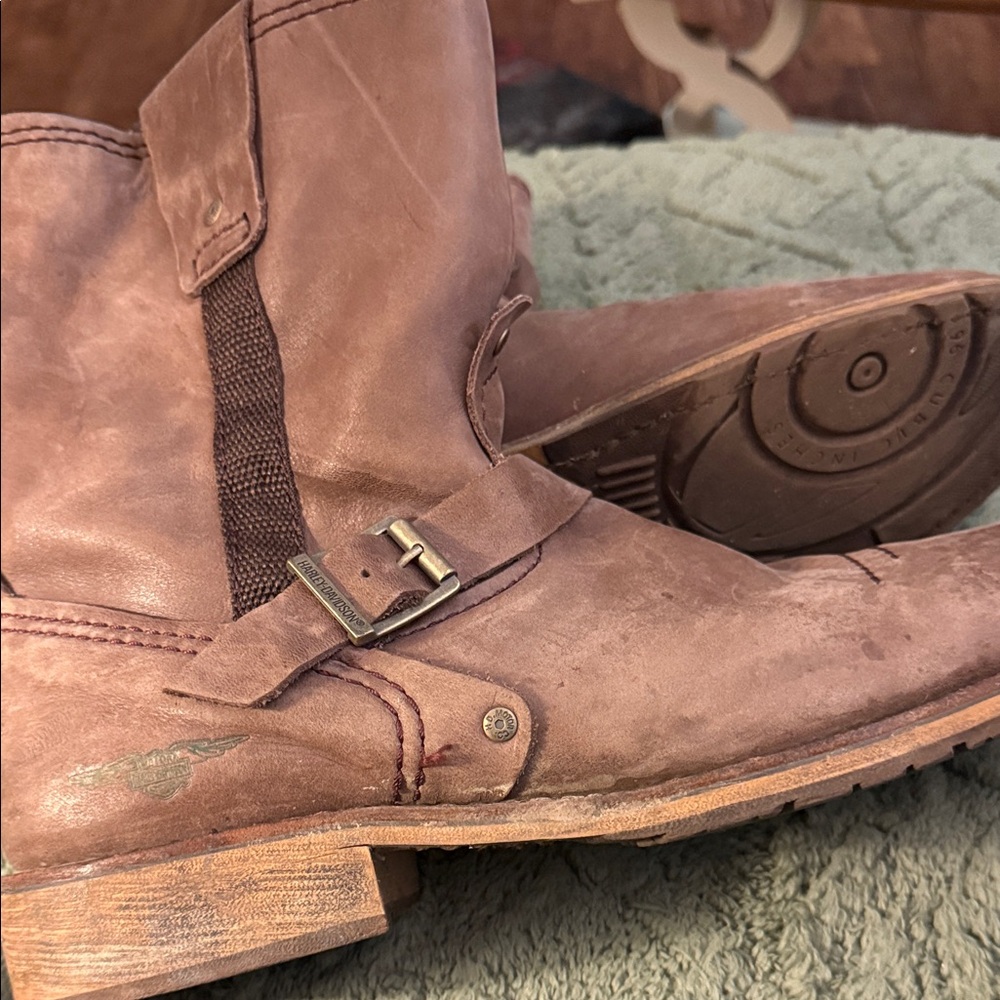 Harley-Davidson Rustic Brown Leather Boots